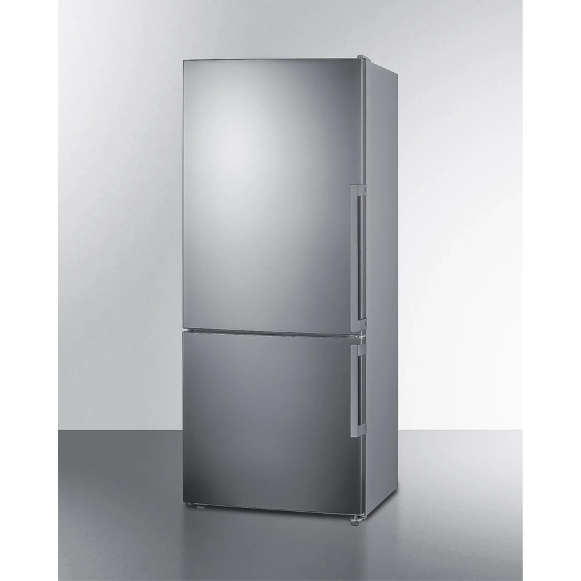 Summit FFBF283SSLHD 28 in. Wide Bottom Freezer Refrigerator - LHD