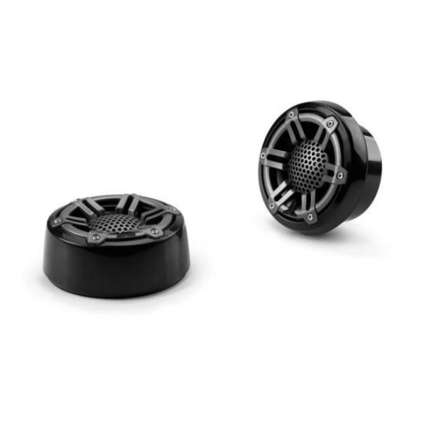 2026 JL Audio M100-CT-SG-TB 1x22 Marine Silk Dome Tweeters with Sport Grilles
