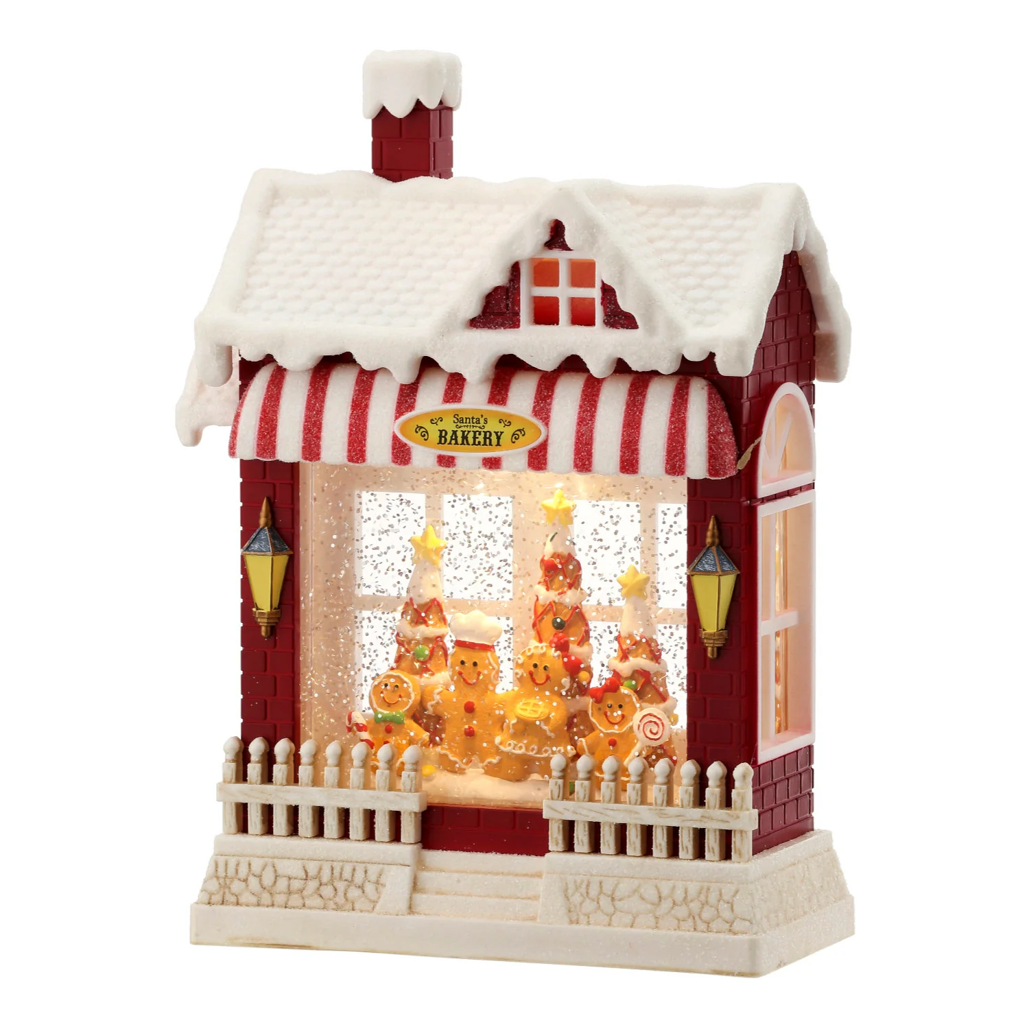Gingerbread Shop Water Globe, 10