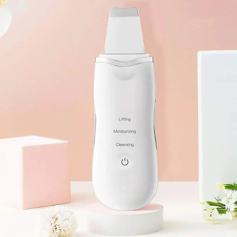 Ultrasonic Skin Scrubber Spatula Face Cleaner Scraper