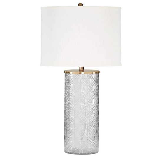 2026 Lucinda Etched Glass Table Lamp - Ballard Designs