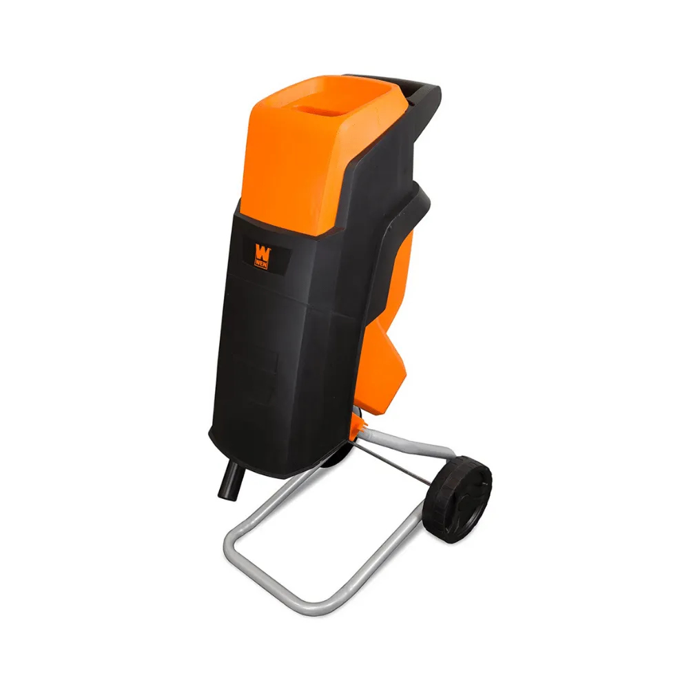 Wen 15-Amp Rolling Electric Wood Chipper And Shredder