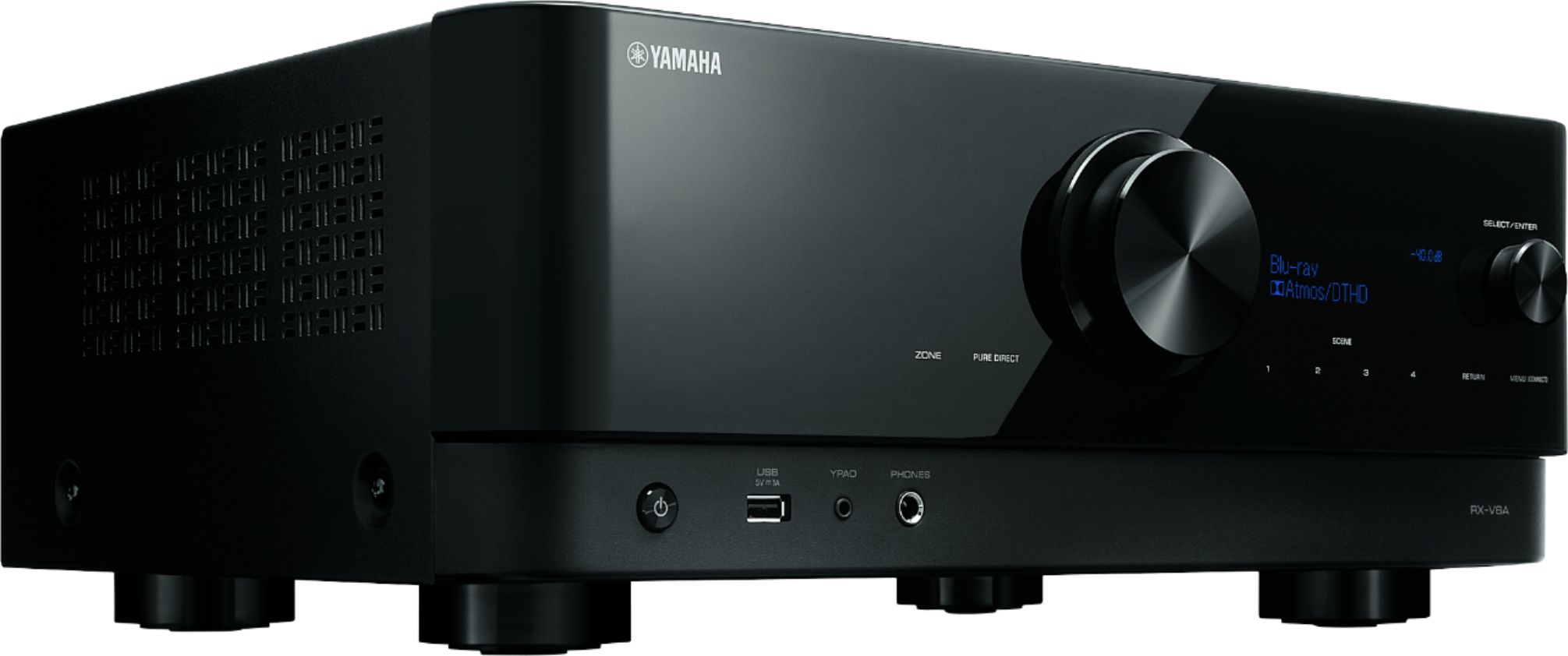 2026 Yamaha – RX-V6A 7.2-channel AV Receiver with 8K HDMI and MusicCast – Black