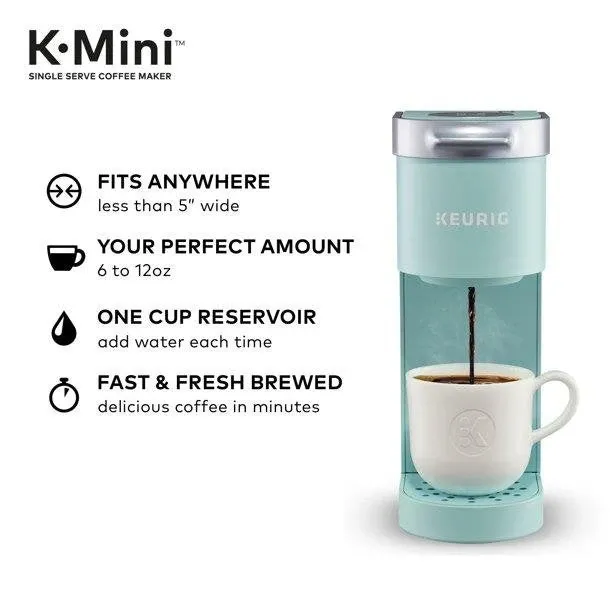 Keurig - K-Mini Single Serve K-Cup Pod Coffee Maker - Oasis