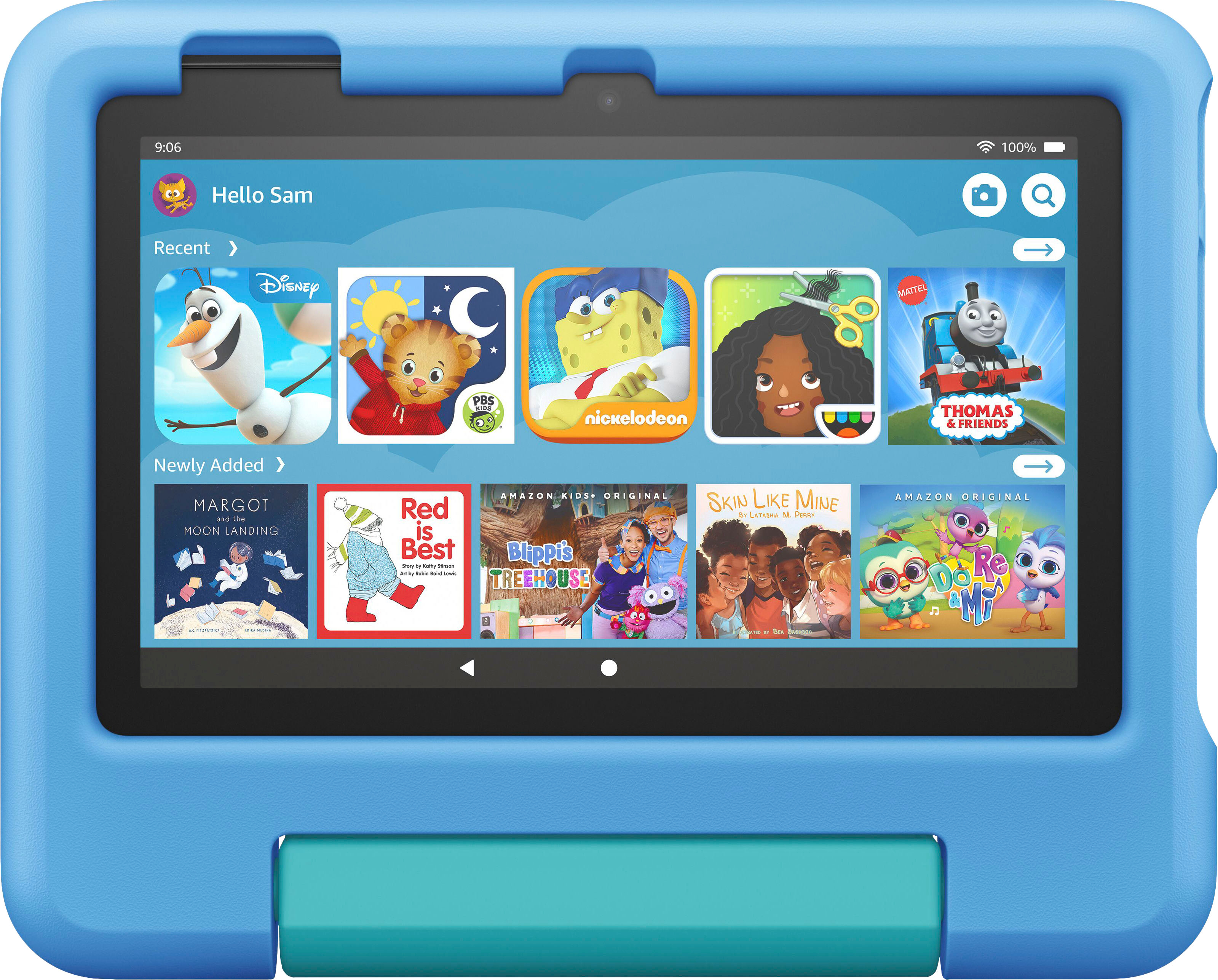 2026 Fire 7 Kids – 7′′ Tablet (2023) 16GB with Amazon Kids+ (1 Year Subscription) – Blue