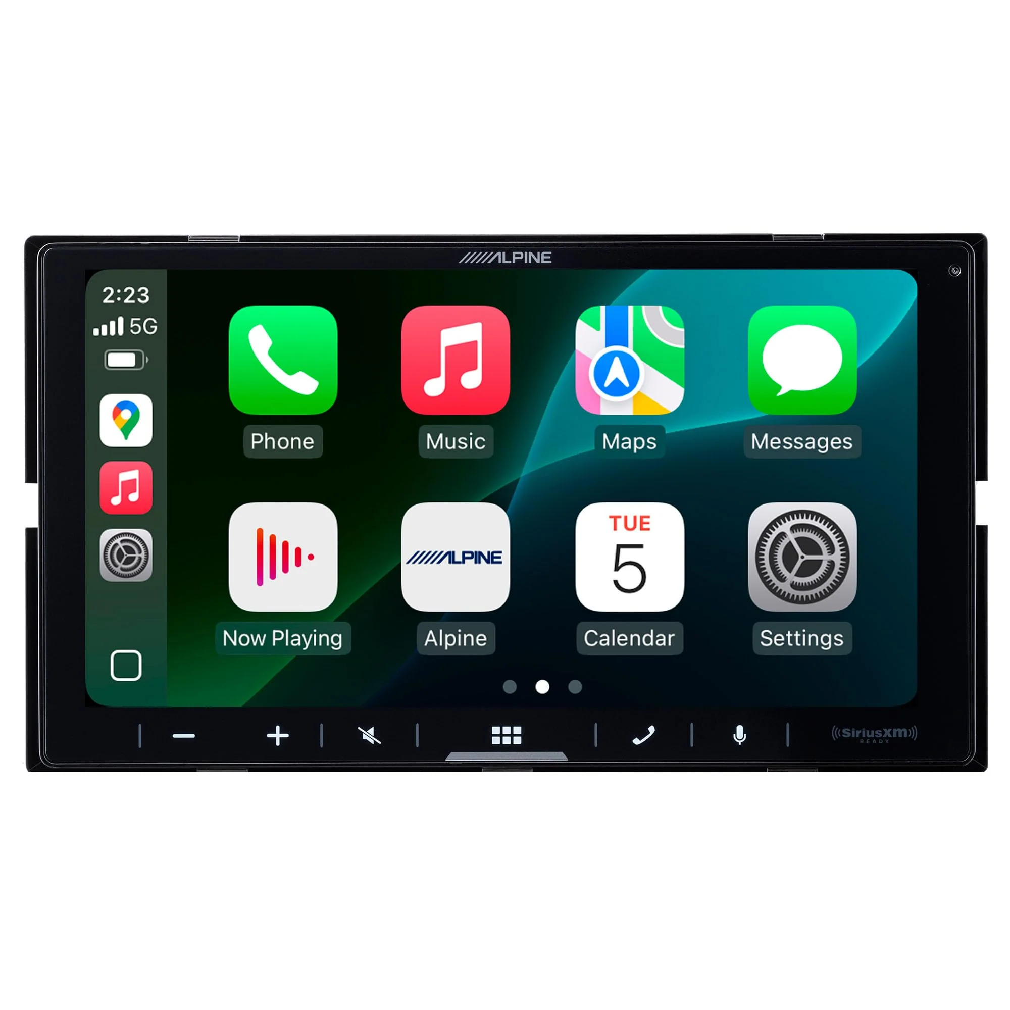 Alpine ILX-W770 7-Inch Double DIN Multimedia Receiver with Wireless Apple CarPlay Android Auto and Alpine KTA-200M PowerStack Class D Monoblock Subwoofer Amplifier Bundle