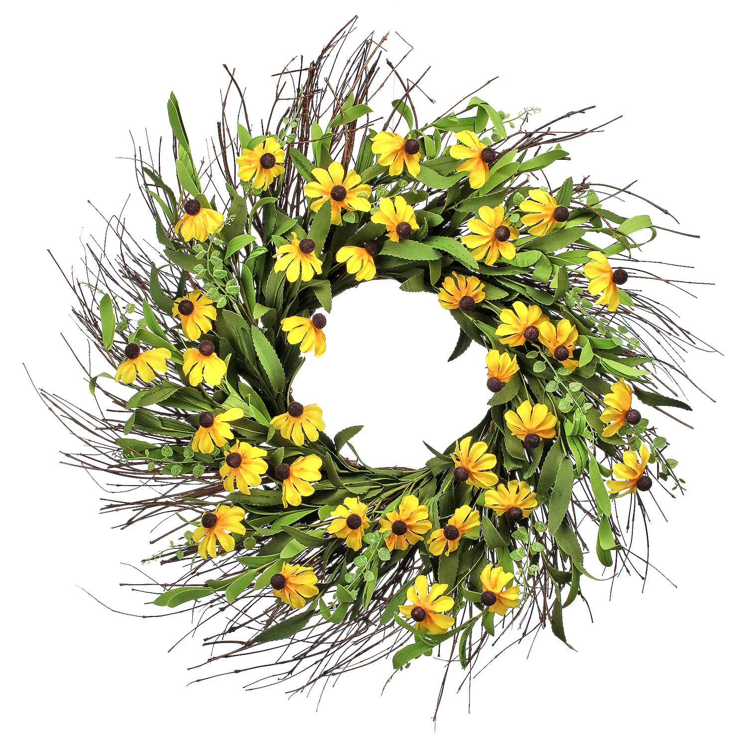 Black Eye Susan Wreath 24