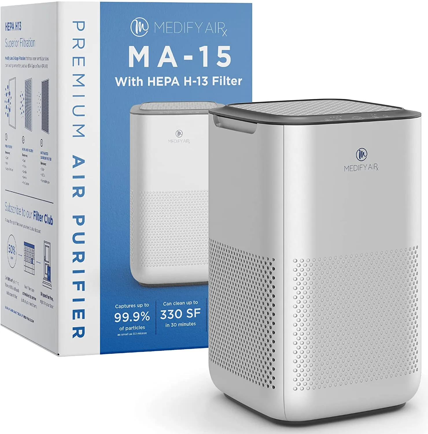 Medify MA-15 Air Purifier with H13 True HEPA Filter