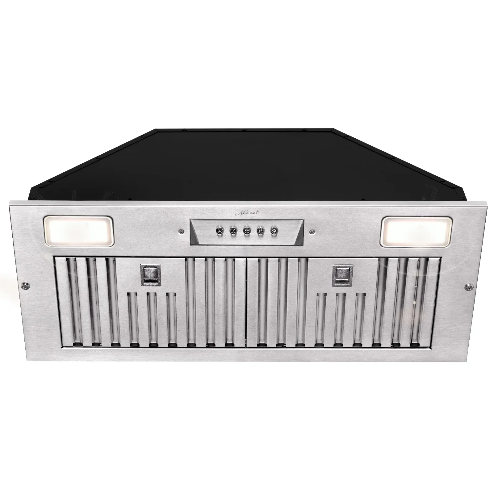 Range Hood Insert 30 Inch, 600 CFM Built-in Kitchen Hood with 3 Speeds, Ultra-Quiet Stainless Steel Ducted Vent Hood Insert with LED Lights and Dishwasher Safe Filters, Warm White