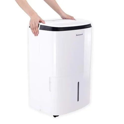 Honeywell 70 Pint with Built-In Pump Dehumidifier for Basement & Large Room Up to 4000 Sq Ft. with Anti-Spill Design, TP70PWK