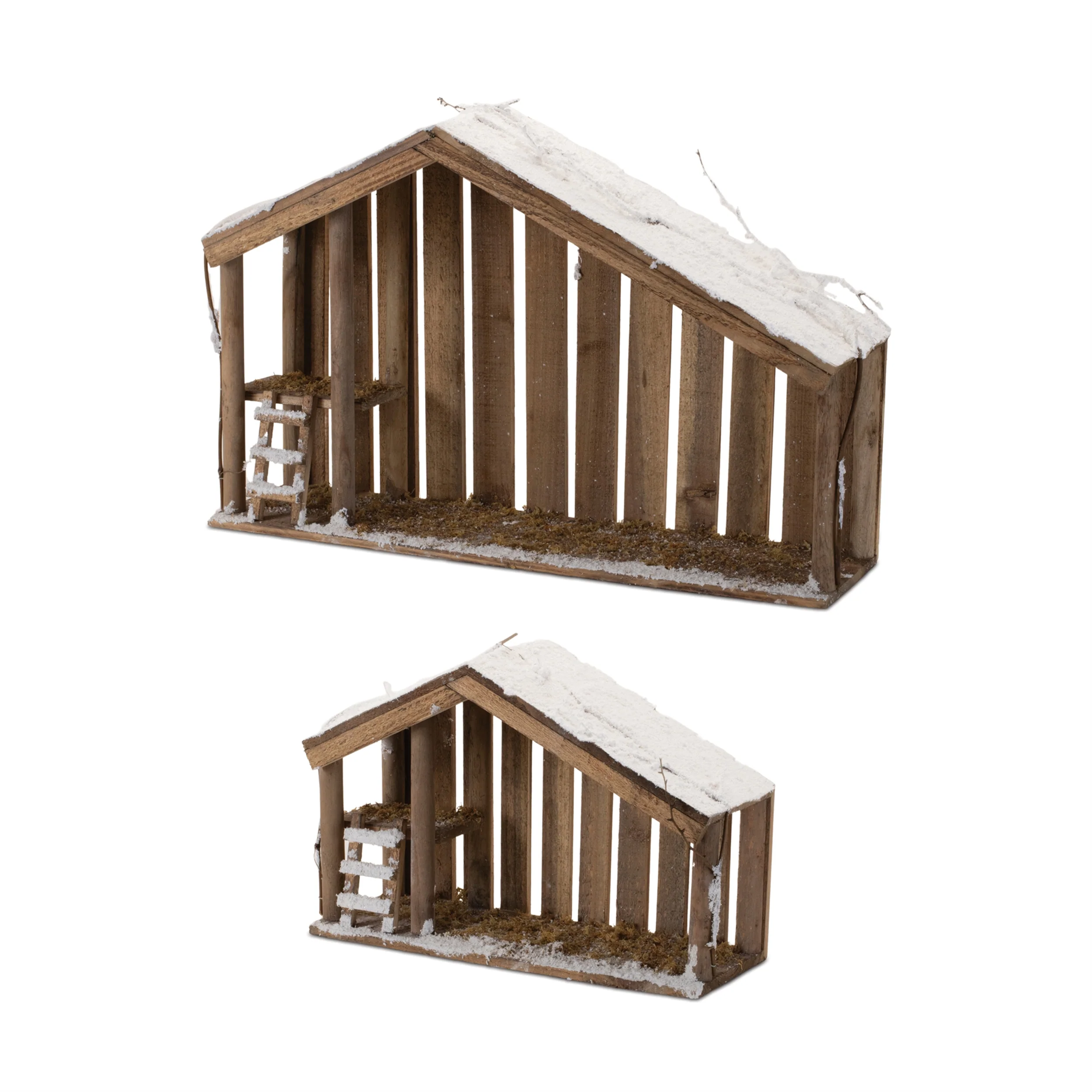 Creche - Wood (Set of 2) 15.5