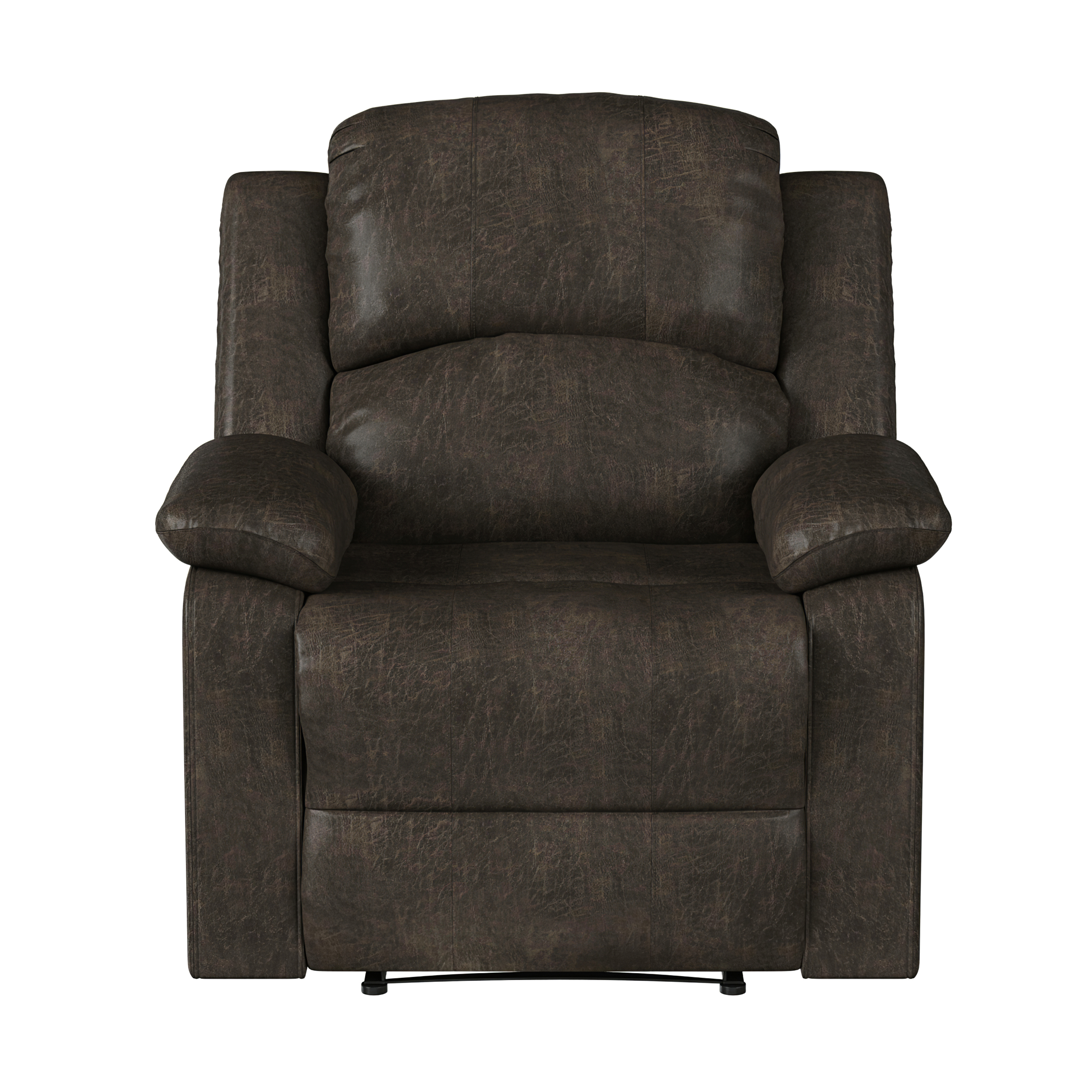 2026 Relax A Lounger – Dorian Recliner in Faux Leather – Dark Brown