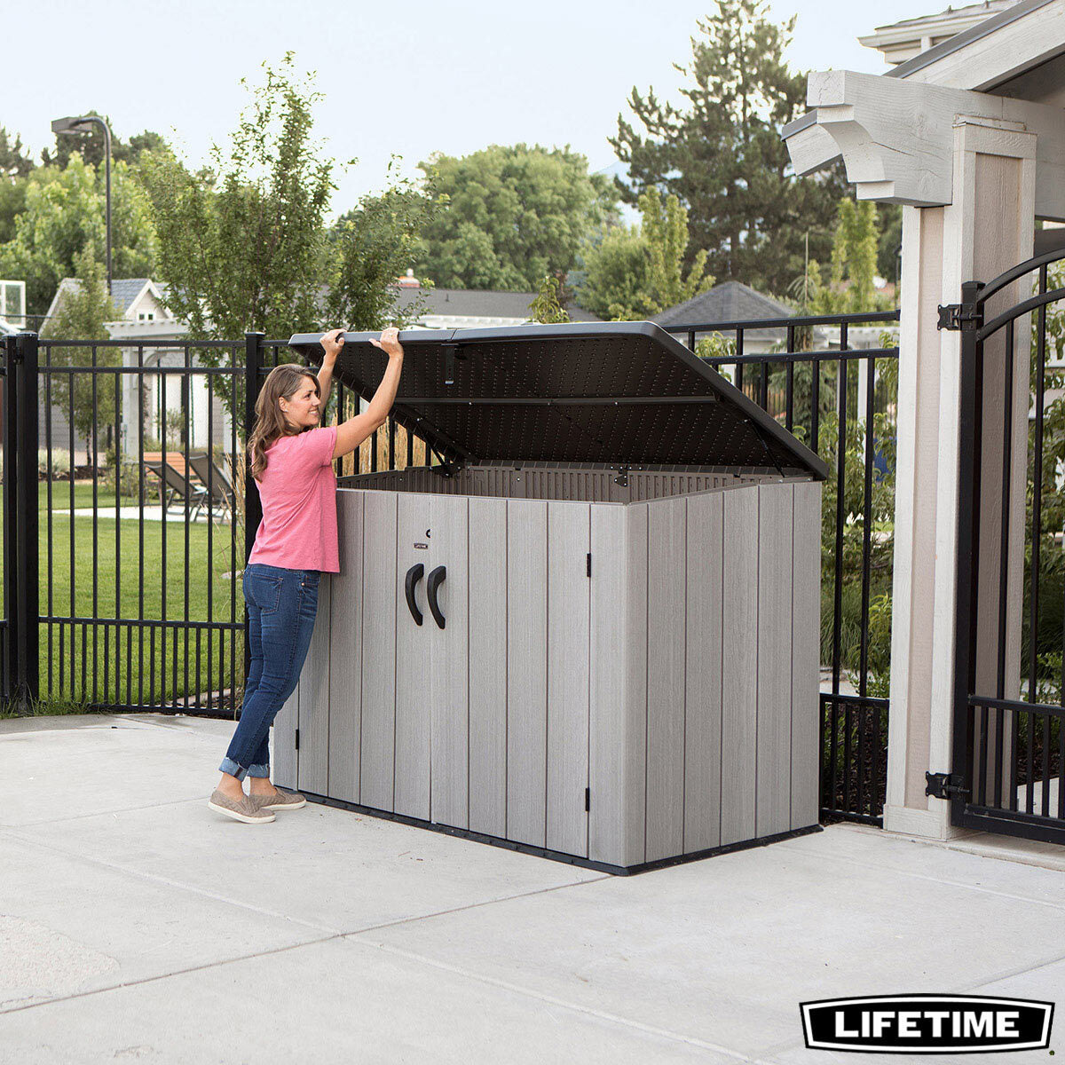 2026 Lifetime 6ft 3′′ x 3ft 6′′ (1.9 x 1.1m) Horizontal 2,407 Litre Storage Shed