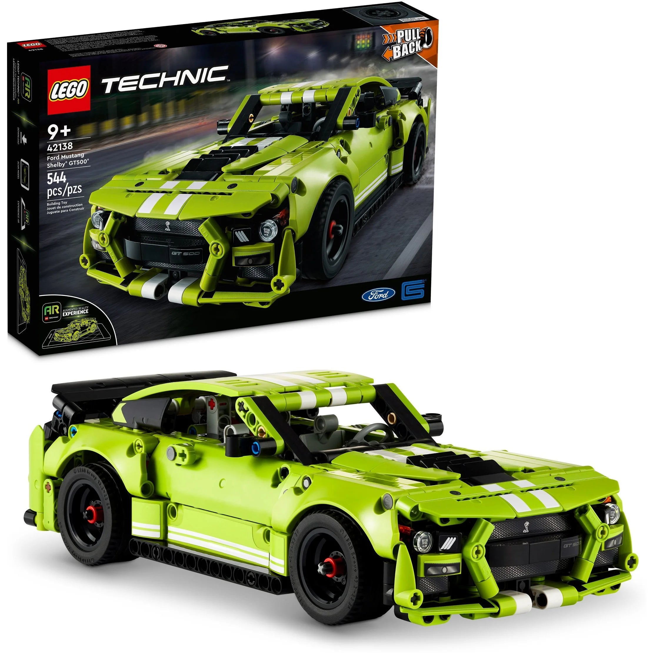 2026 Technic Ford Mustang Shelby GT500 AR Race Car Toy 42138