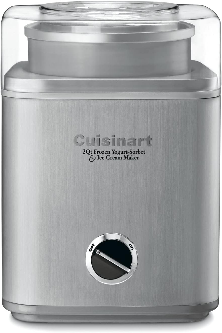 2026 CUISINART Ice Cream Maker  Ice Cream and Frozen Yogurt Machine  2-Qt. Double-Insulated Freezer Bowl  Silver  ICE30BCP1