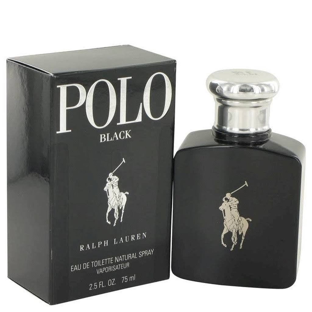 Polo Black Eau De Toilette Spray by Ralph Lauren 2.5 oz