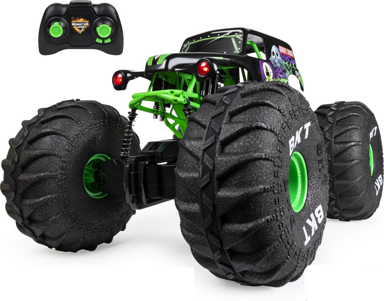 2026 Monster Jam, Official Mega Grave Digger All-Terrain Remote Control Monster Truck with Lights, 1: 6 Scale, Kids Toys for Boys