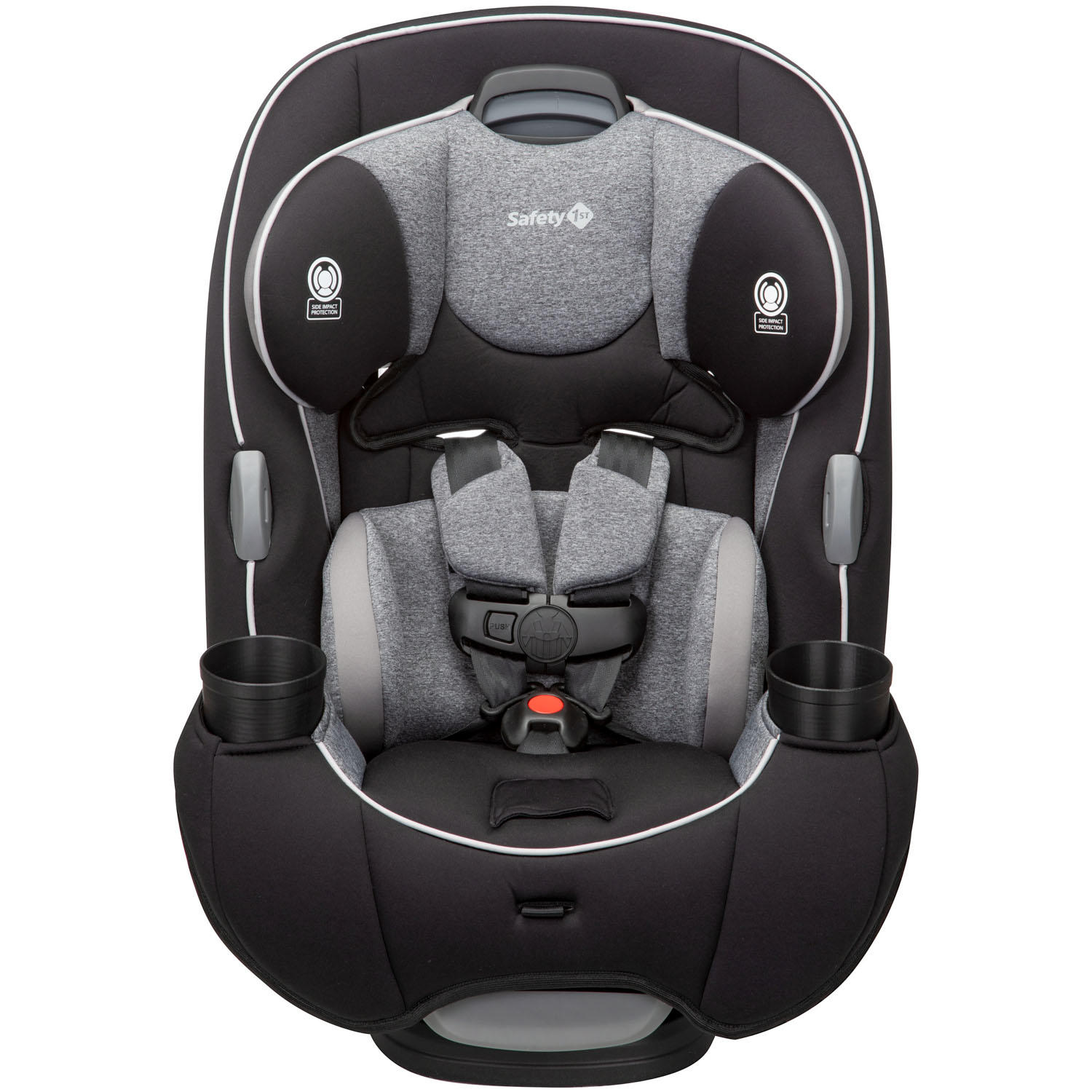 2026 Safety 1st EverFit All-in-One Car Seat, Rear-facing 5-40 pounds, Forward-facing 22-65 pounds, and Belt-positioning booster 40-100 pounds, Eclipse Black