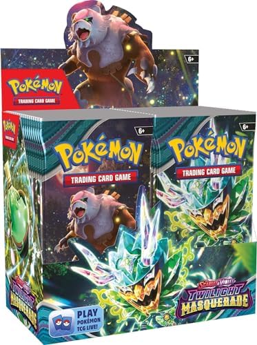 2026 Pokemon TCG: Scarlet and Violet Twilight Masquerade Booster Box (Packaging may vary)
