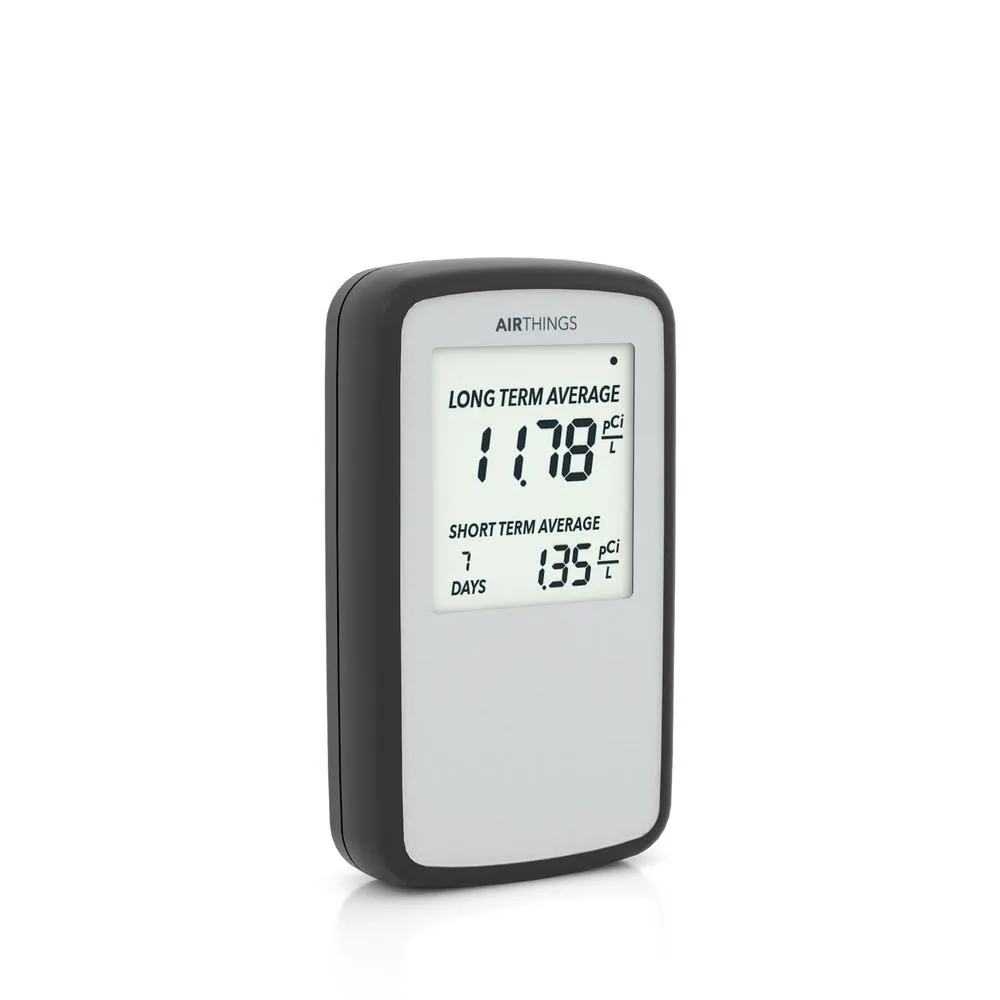 Airthings Corentium Home Battery Operated Digital Radon Detector 223