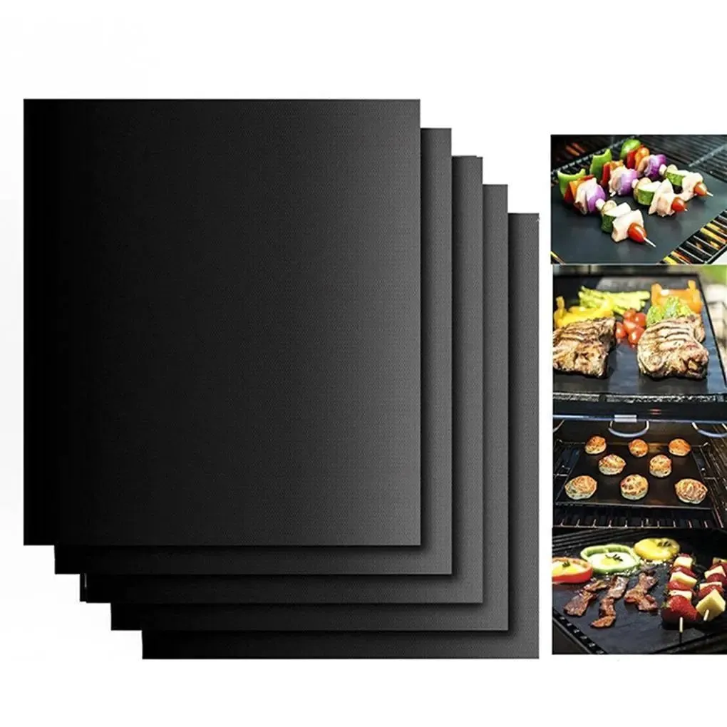 Nonstick Bbq Grill Mat Barbecue Cooking Baking Reusable Heat Resistant