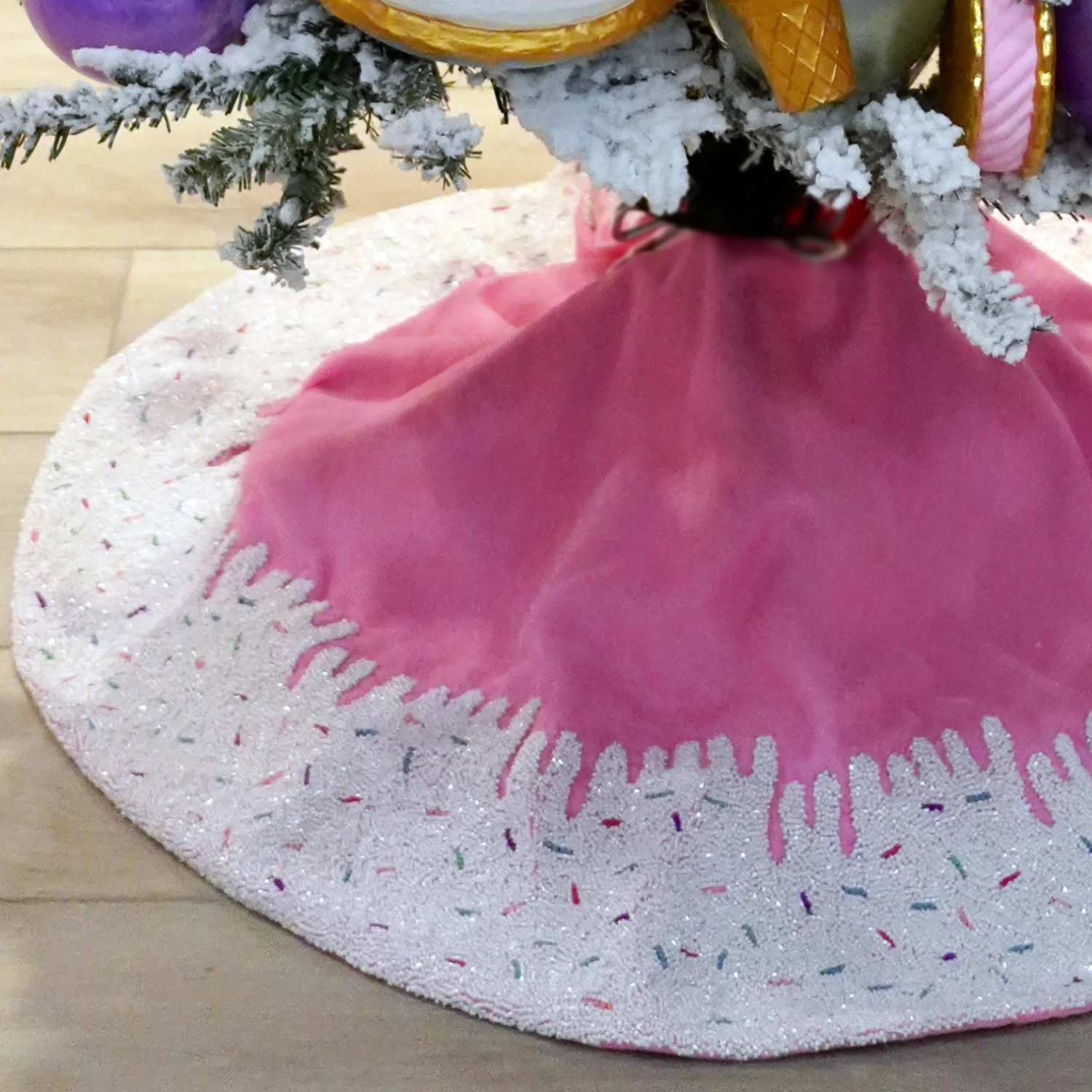 Barbie Ice Cream Drip Tree Skirt, 48