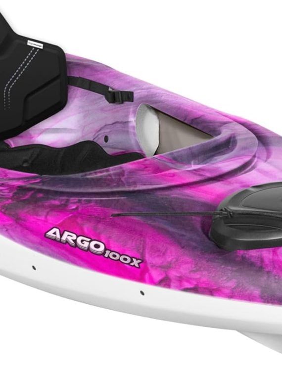 2026 Pelican Argo 100X EXO – Premium Sit-in Recreational Kayak – Exo Cooler Bag Included – 10 ft – Stardust