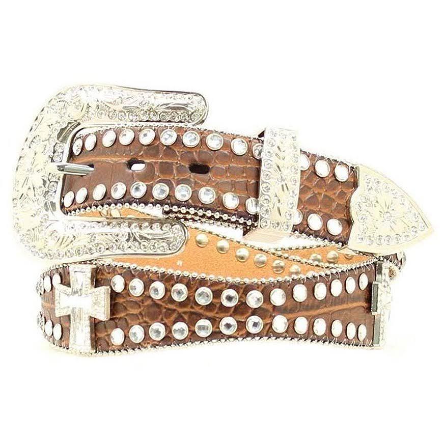 Blazin Roxx Western Belt Womens Scallop Crystals N3514602