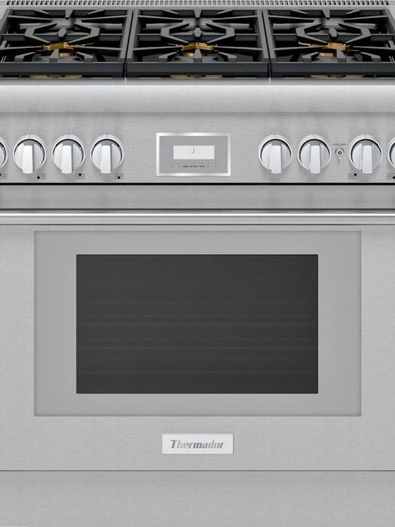 2026 Thermador – ProHarmony 5.0 Cu. Ft. Freestanding Gas Convection Range with ExtraLow Select Burners – Stainless Steel