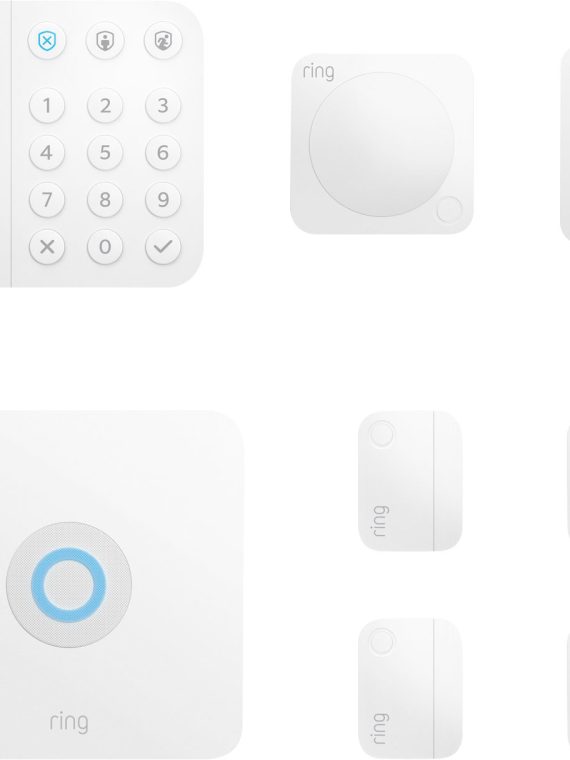 2026 Ring – Alarm 8-Piece Security Kit – White