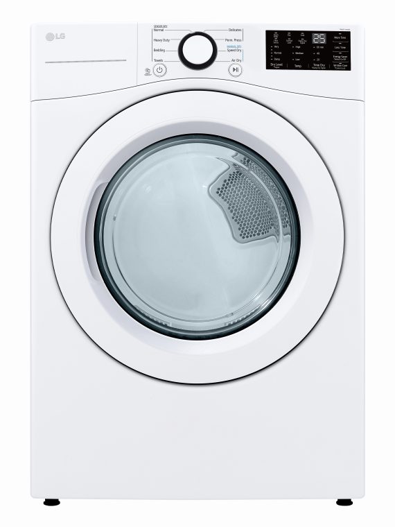2026 LG – 7.4 Cu. Ft. Electric Dryer with Wrinkle Care – White