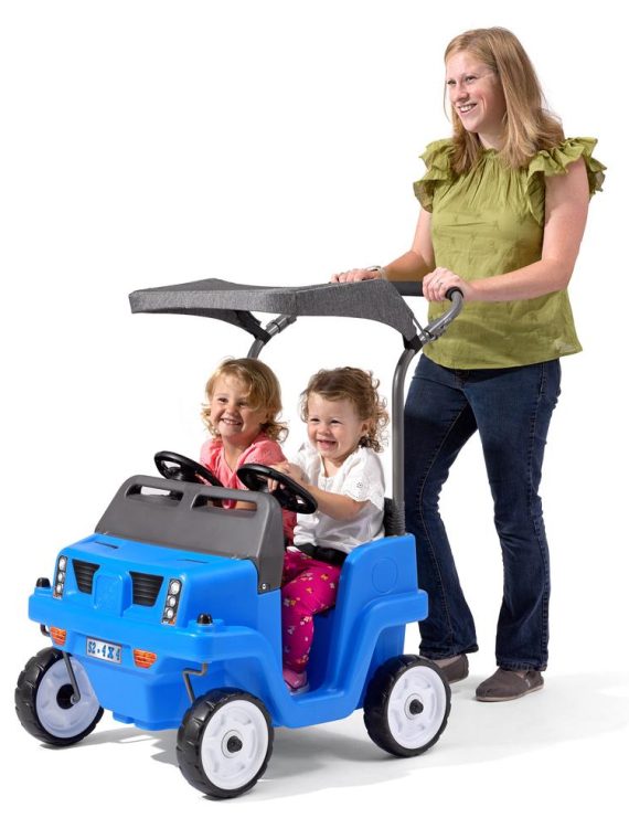 2026 Step2 Side-by-Side Push Around SUV Two-Seater Push Car