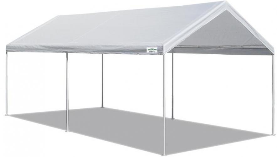 2026 Caravan Canopy Domain Basic 10’x20?Metal and Polyester Carport Shelter
