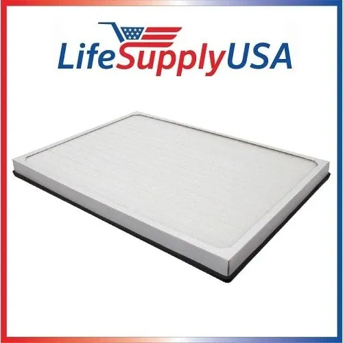 LifeSupplyUSA 8 Pack Aftermarket Replacement HEPA Filters (2 Sets) Compatible with IQAir Perfect 16 ID-2225 Whole House Air Purifier 3 Ton Model, Part # 202 11 30 02, Size 3