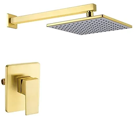 KES Black Shower Faucet Shower Valve Rain Shower