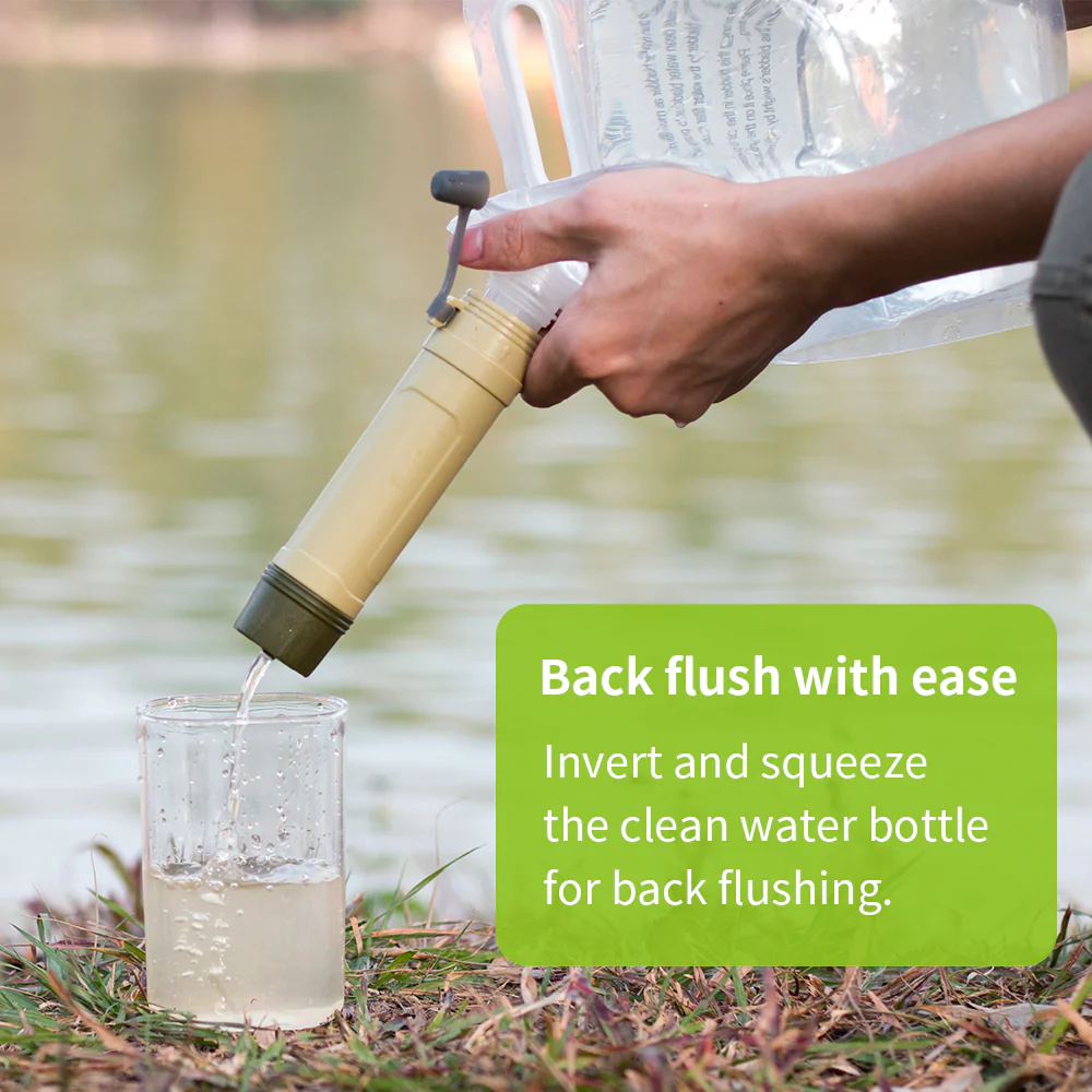 Survival Water Filter Straw L605G | usminiin