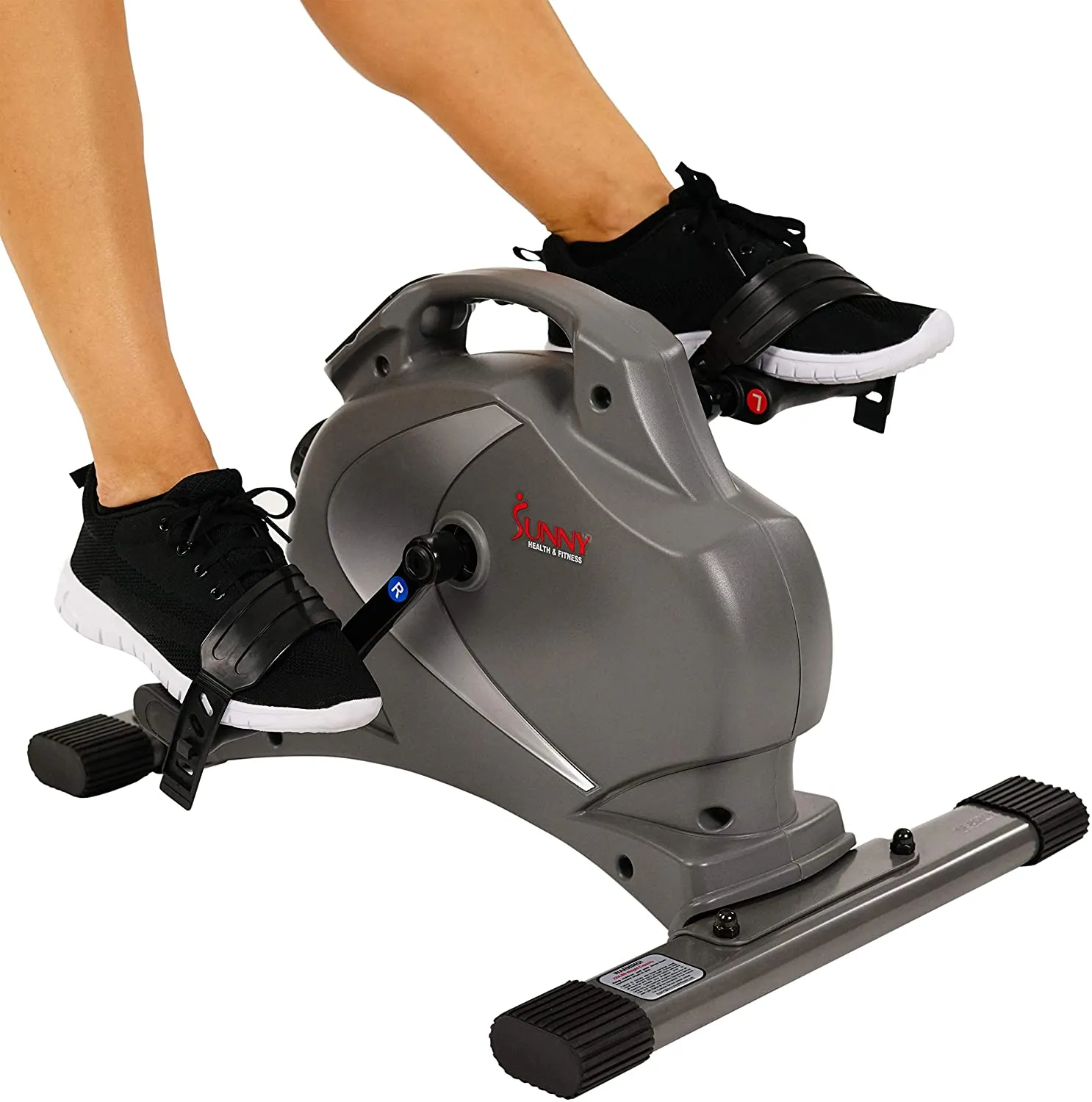 Sunny Health and Fitness Magnetic Under Desk Mini Bike Pedal Exerciser
