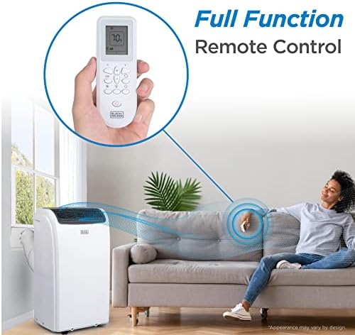 2026 BLACK+DECKER Air Conditioner  14 000 BTU Air Conditioner Portable for Room and Heater up to 700 Sq. Ft. with Remote Control  White