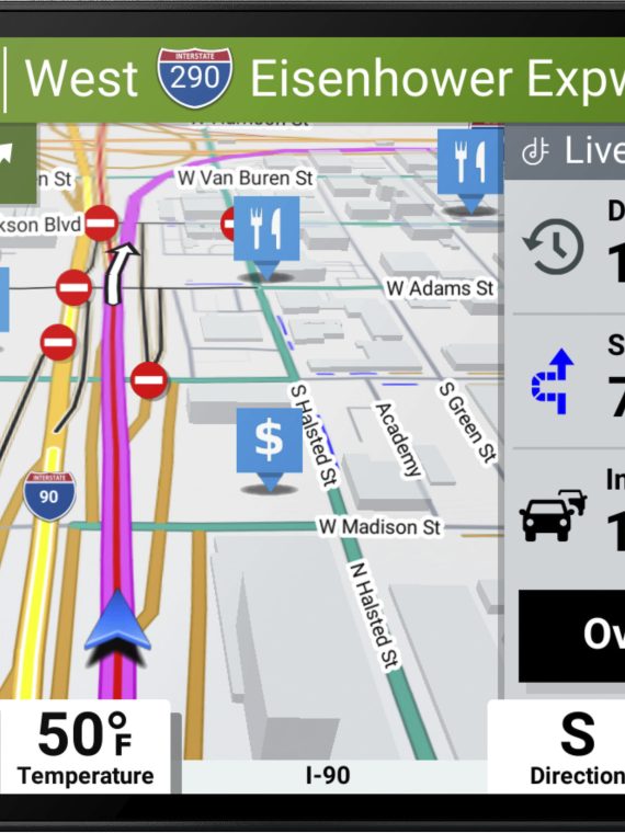 2026 Garmin – DriveSmart 86 8′′ GPS with Built-In** Bluetooth, Map Updates and Traffic Updates – Black