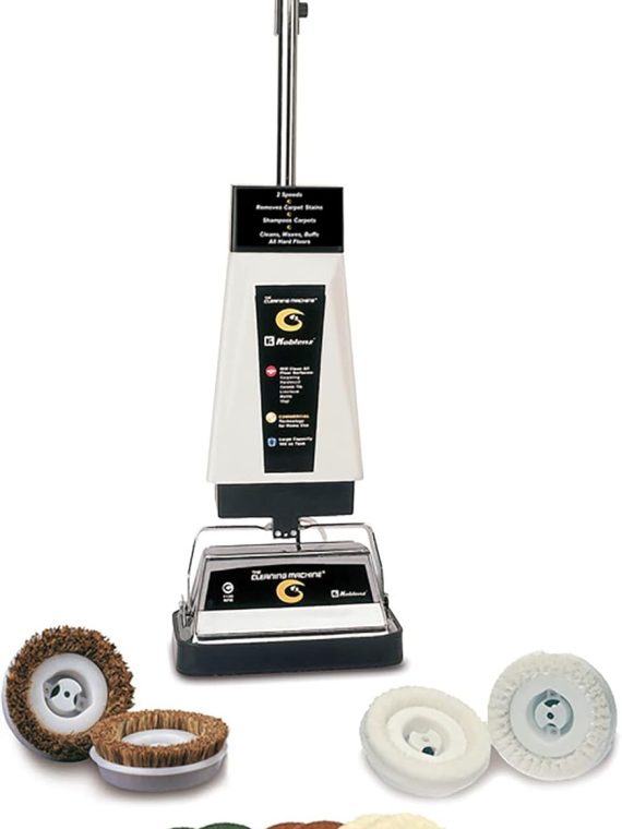 2026 Koblenz Carpet Shampooer and Floor Polisher  12′′ Carpet Cleaner with Scrubbing Brushes and Polishing Pads  144 Ounce Tank  White/Black (P 2600A)