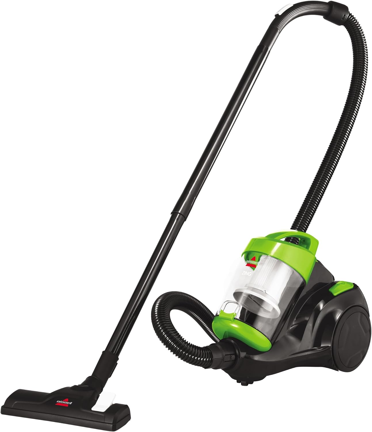 2026 BISSELL Zing Lightweight  Bagless Canister Vacuum  2156A Black/Citrus Lime