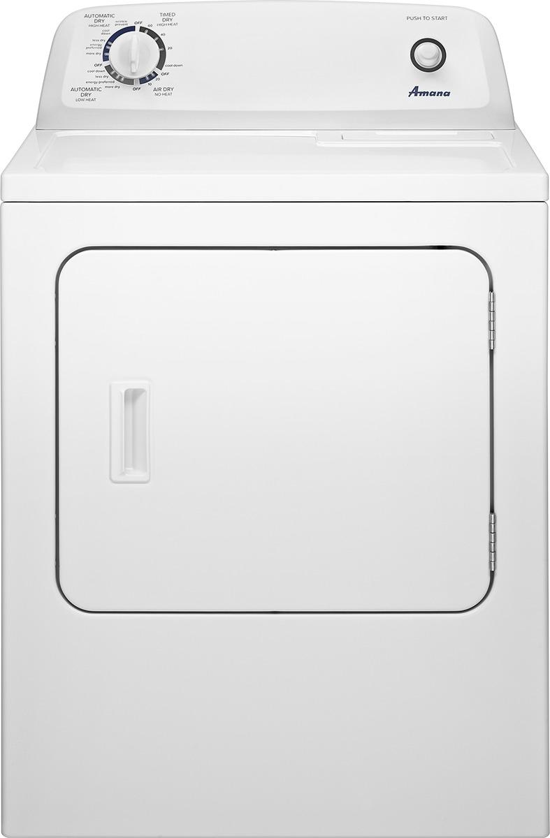 2026 Amana – 6.5 Cu. Ft. Gas Dryer with Automatic Dryness Control – White