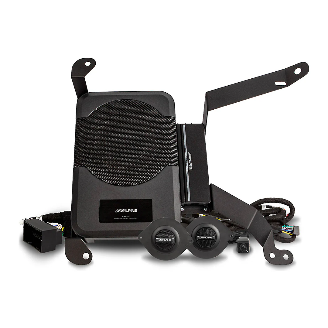 Alpine PSS-23WRA, Powered System Upgrade for 2018-Up Jeep® Wrangler Unlimited JL