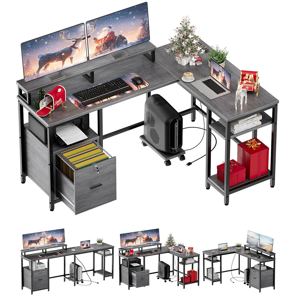 Garvee L Shaped Computer Desk 67