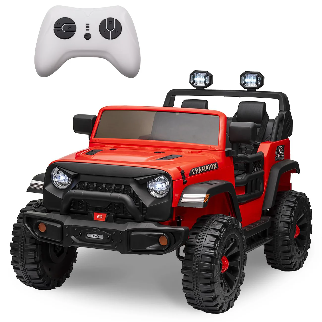 Garvee 24V Ride On Car 2 Seater For Kids Age 3+ , XL Electric Vehicles for Big Kids with 20