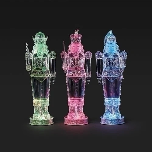 LED Lighted Musical Nutcracker Soldier, 18