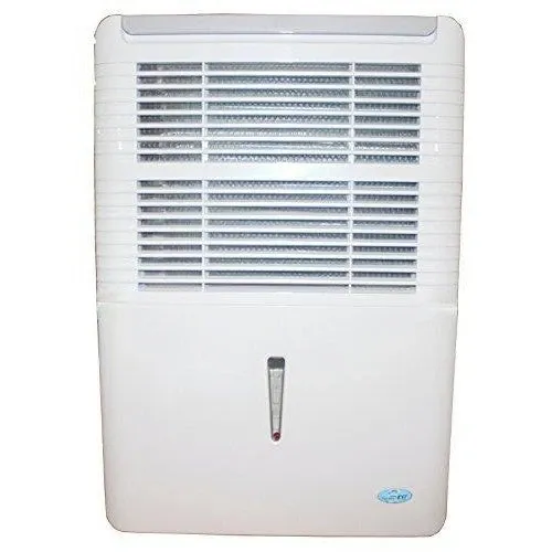 PerfectAire PAD50 50 Pints/Day Dehumidifier, Adjustable Humidistat, Timer, Washable Filter, 3000 Sq Ft Coverage