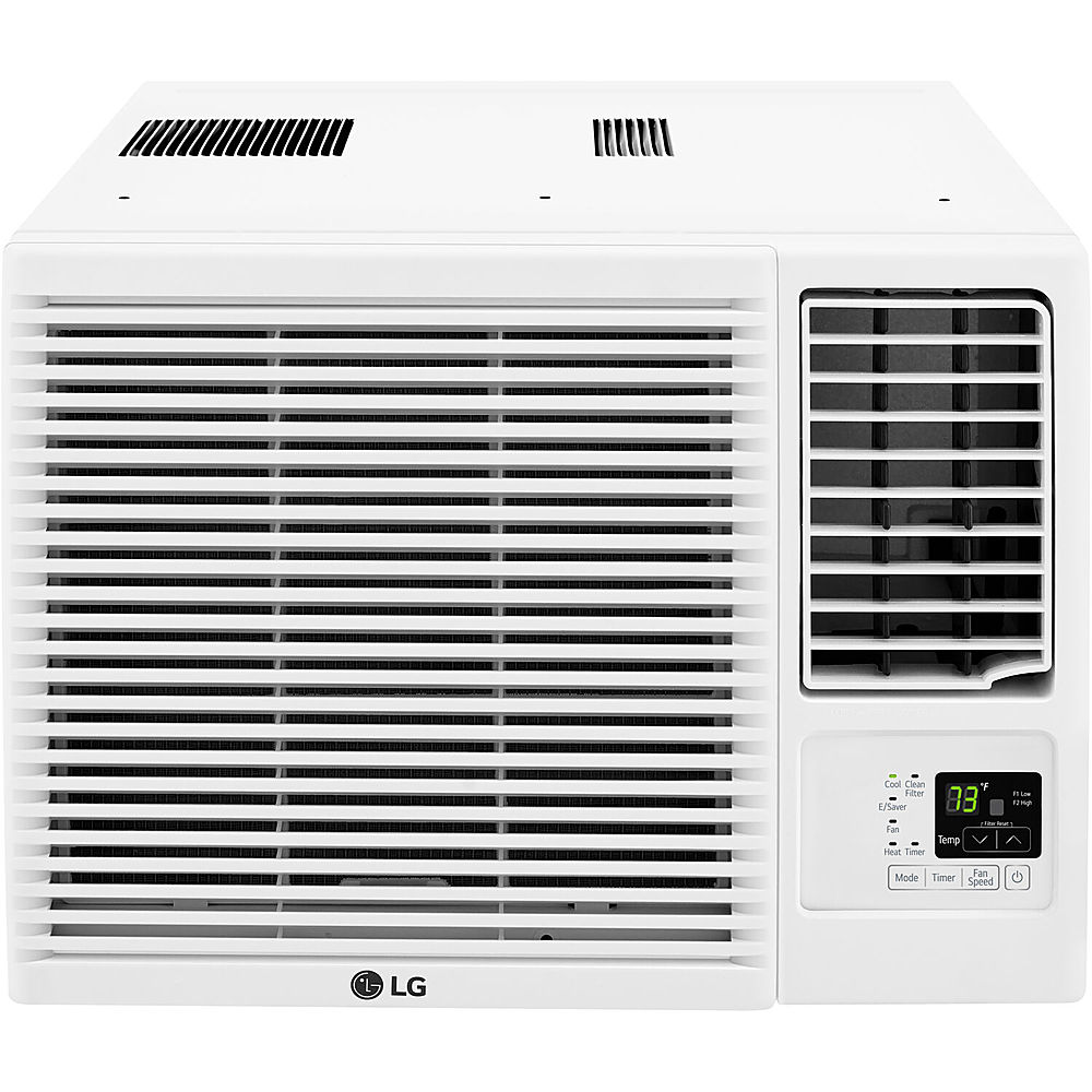 2026 LG – 330 Sq. Ft 7,600 BTU Window Mounted Air Conditioner with 3,850 BTU Heater – White