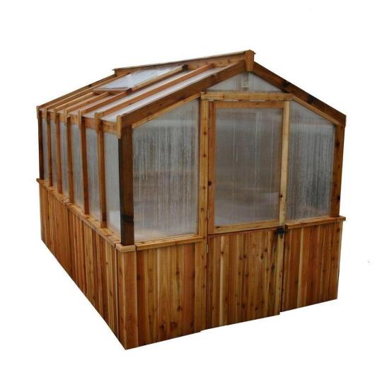 2026 8 ft. x 12 ft. Cedar Greenhouse