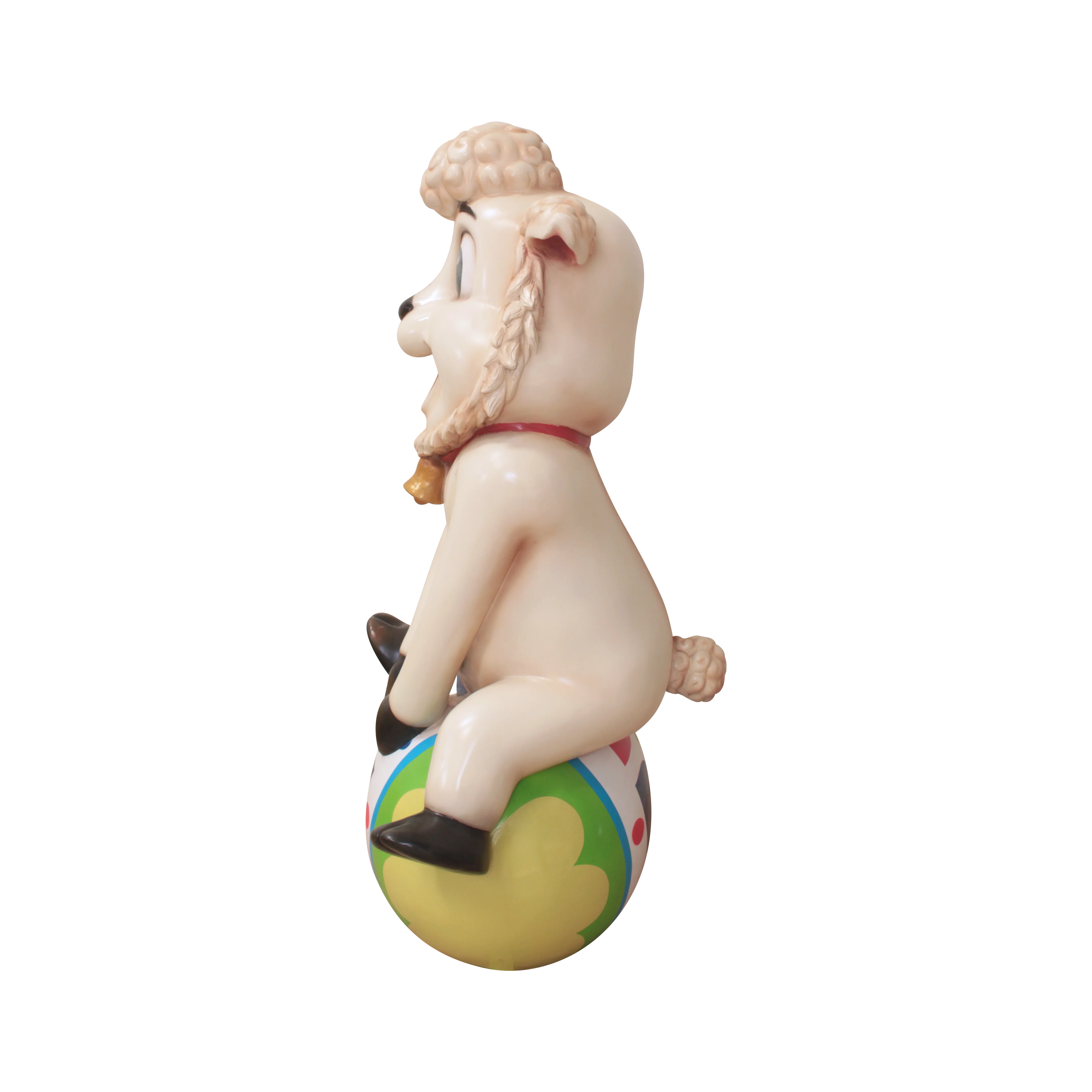 Easter Lamb Sitting in Easter Egg
